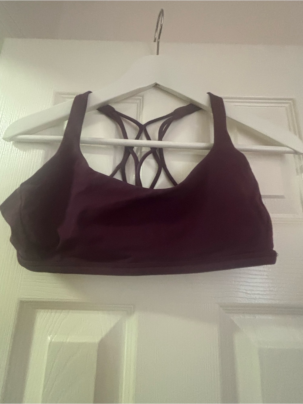 Women's Lululemon Sports Bra - Deep Plum